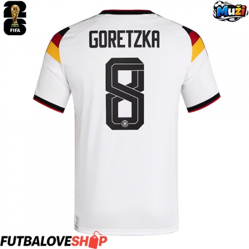 Dres Nemecko Leon Goretzka #8 Domáci MS 2026 Krátky Rukáv